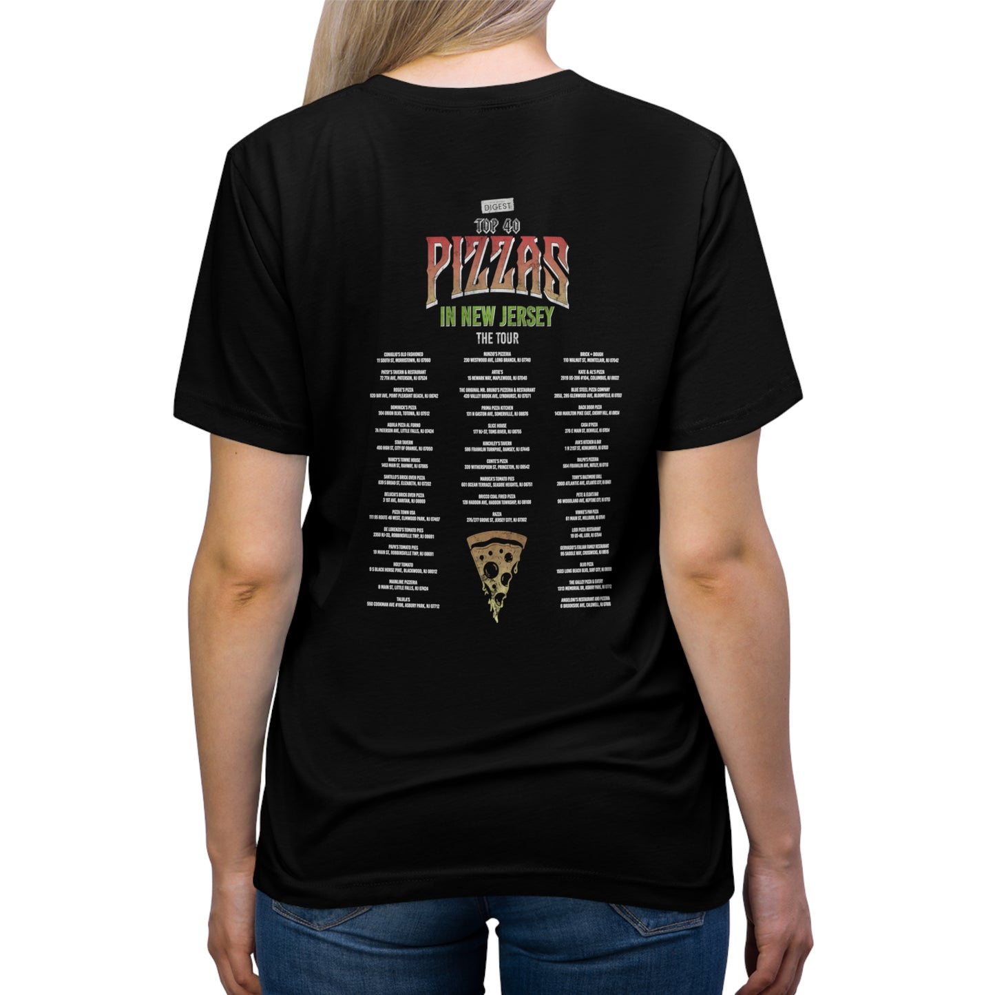 New Jersey Digest Pizza Tour Unisex T-Shirt (Limited)