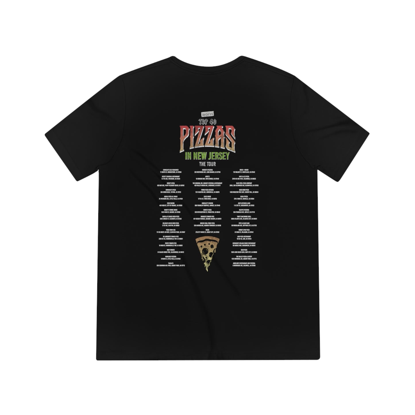 New Jersey Digest Pizza Tour Unisex T-Shirt (Limited)