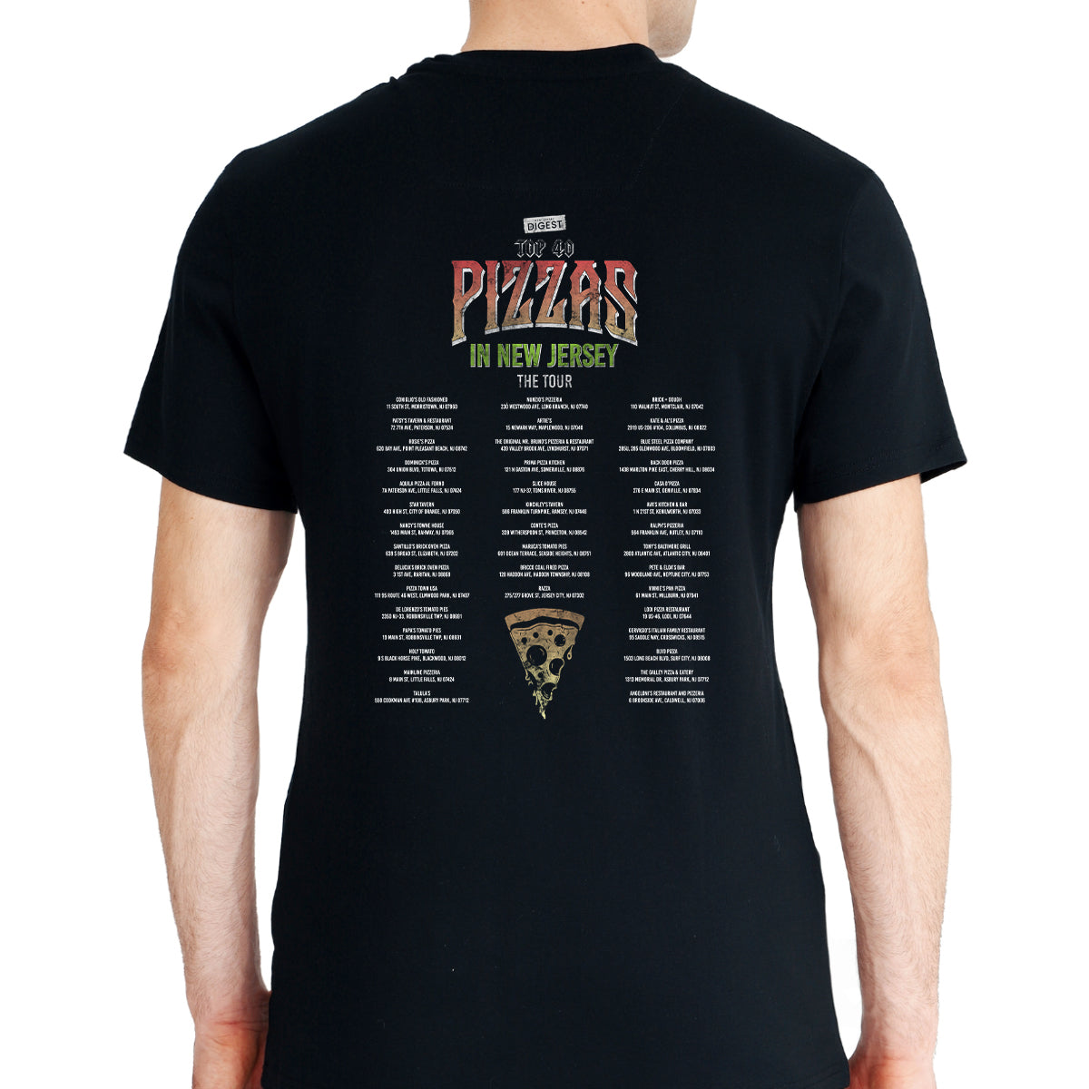 New Jersey Digest Pizza Tour Unisex T-Shirt (Limited)
