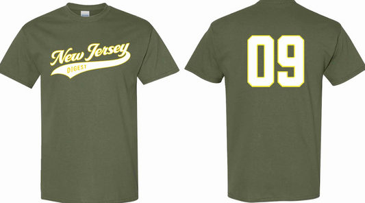 New Jersey Digest Baseball Shirt Limited Merch Drop